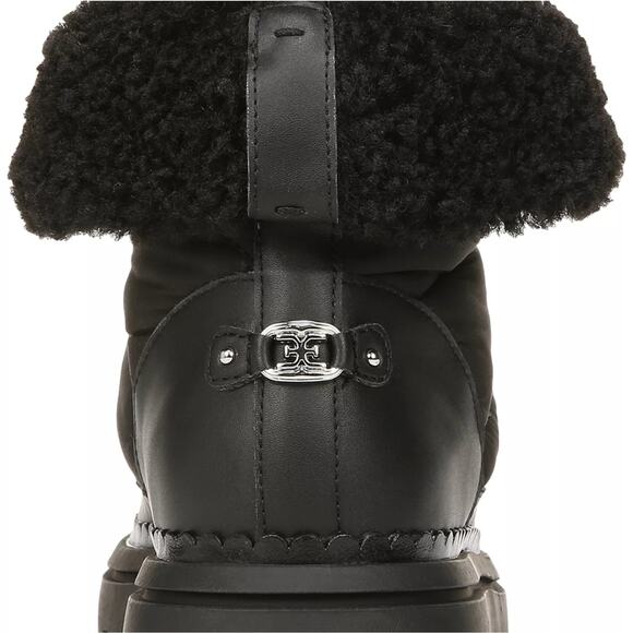 Sam Edelman Ozie Quilted Booties Women's 6.5M Black Boots Shoes Grunge Cozycore - Picture 8 of 10